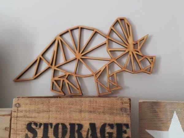 Houten Triceratops