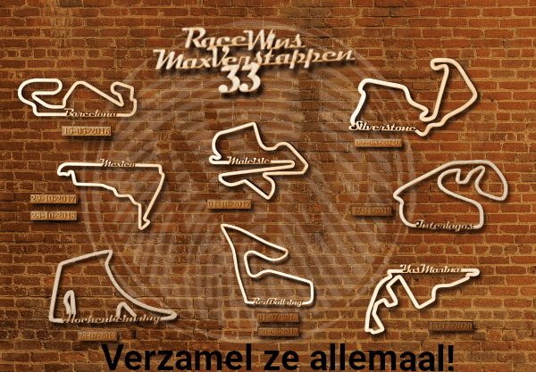Formule 1 circuits hout