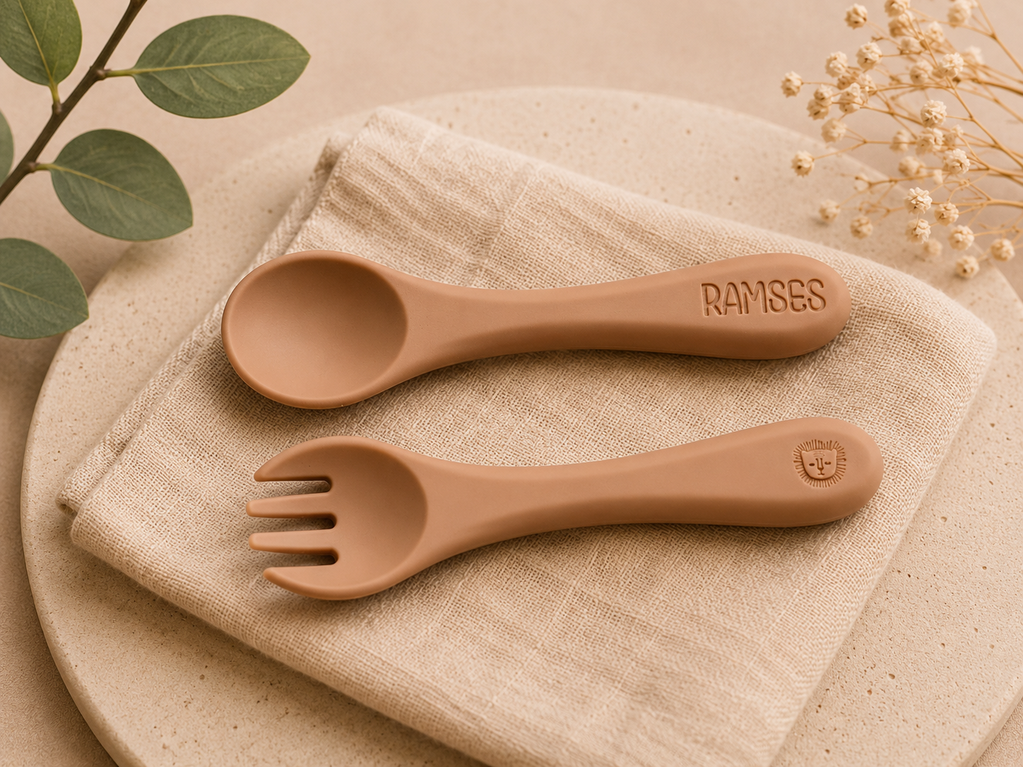 khaki bestek product afbeelding