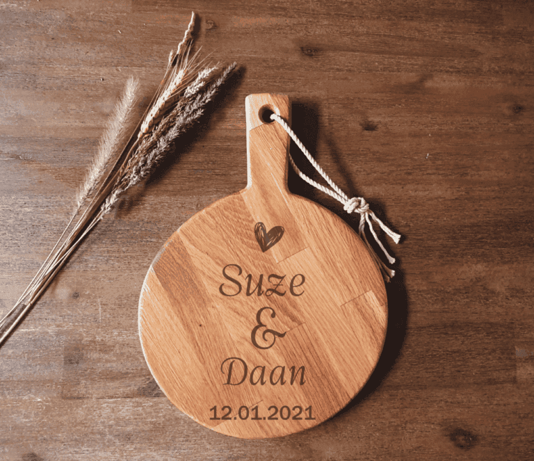 Gepersonaliseerde borrelplank