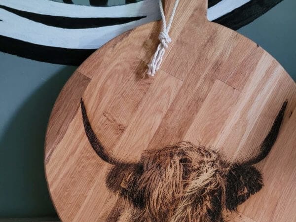 Eiken Serveerplank Schotse Hooglander