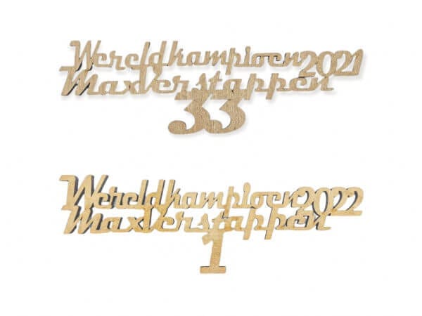 Wereldkampioenbordje Max