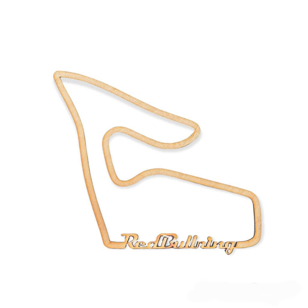 F1 Circuit Red Bull Ring | Wanddecoratie | Hout