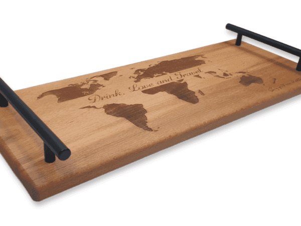 Tapasplank met Wereldkaart