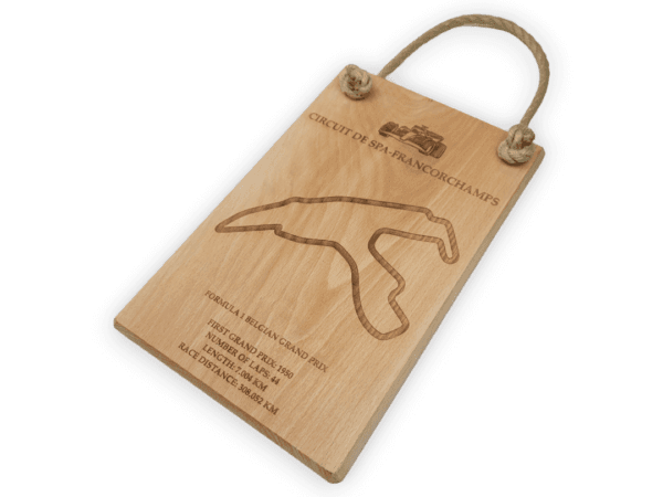 Tekstbord Spa-Francorchamps