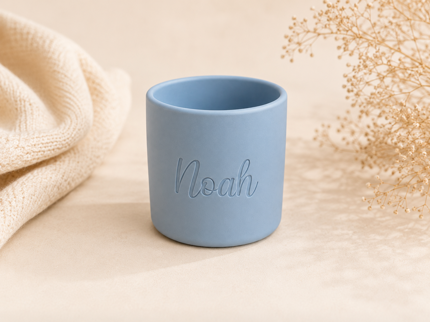 noah licht blauwe drinkbeker productafbeelding