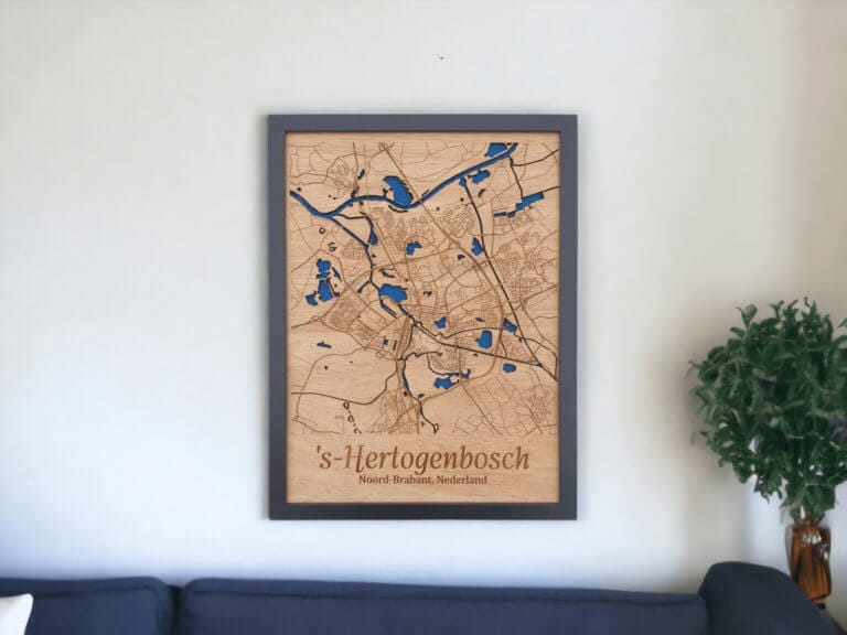 Plattegrond 's-Hertogenbosch Kunst