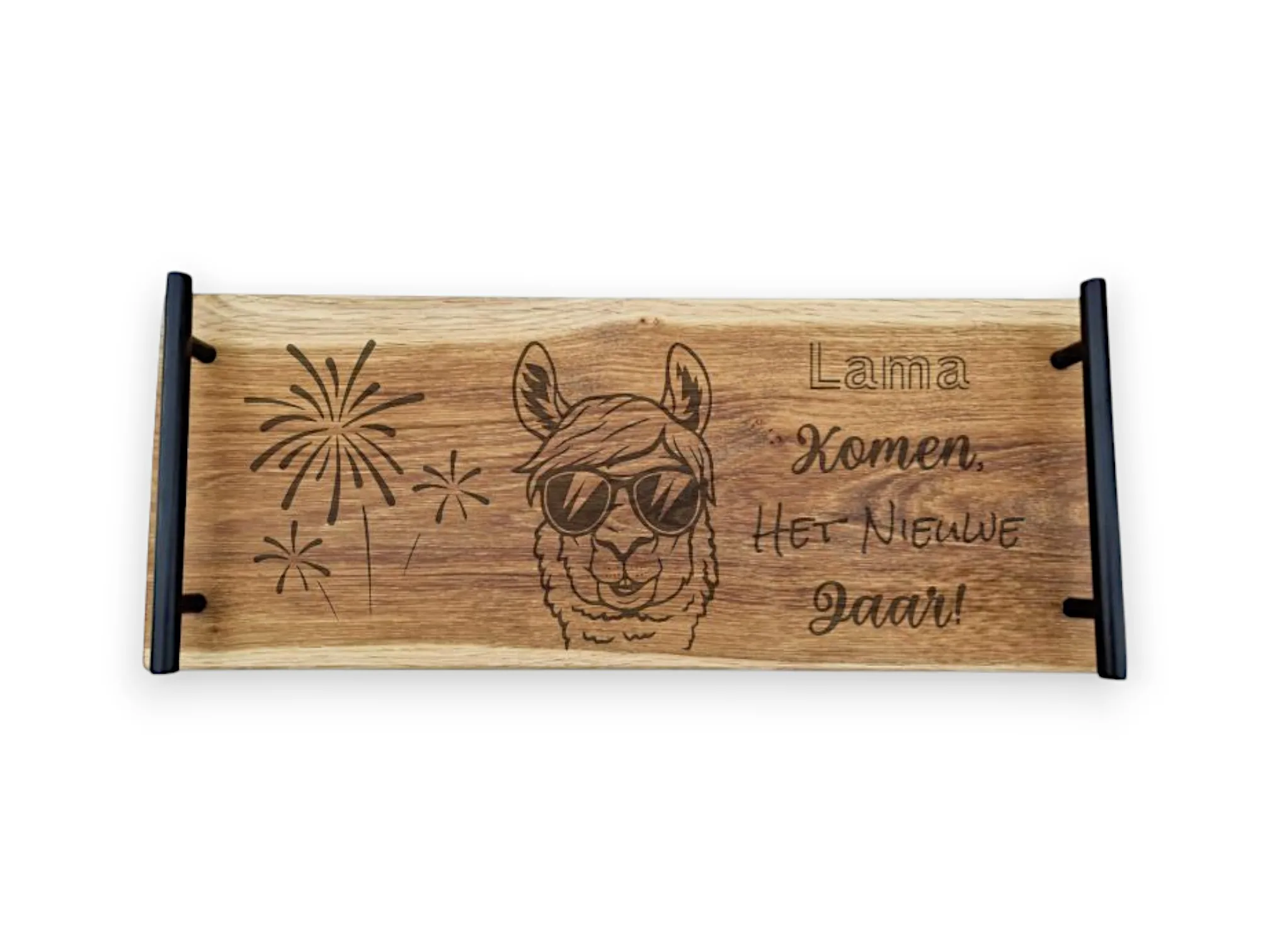 tapas stalen handvat 50cm eikenoud en nieuw