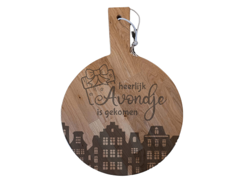 Borrelplank rond XL – Sinterklaas heerlijk avondje