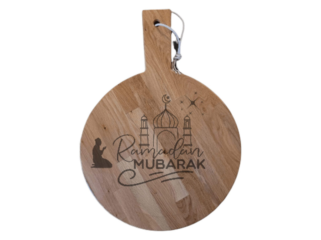 Borrelplank rond XL – Fijne ramadan
