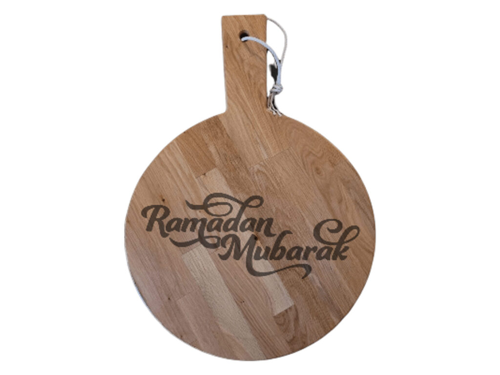Borrelplank rond XL – Fijne ramadan 2