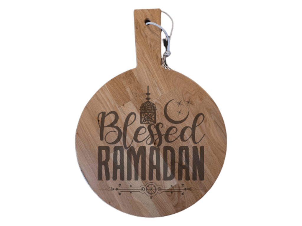 Borrelplank rond XL – Fijne ramadan 3
