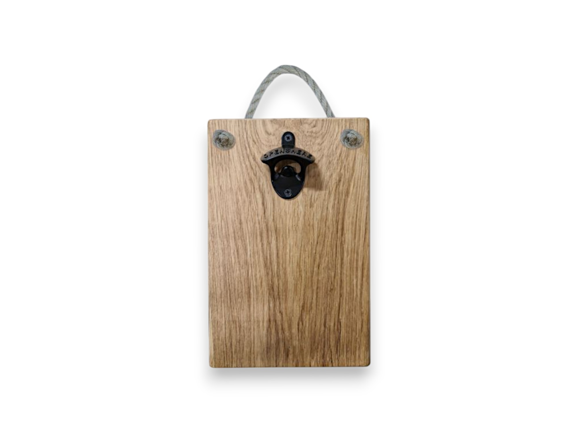 Tekstbordje met opener | eiken| 20 x 30 cm