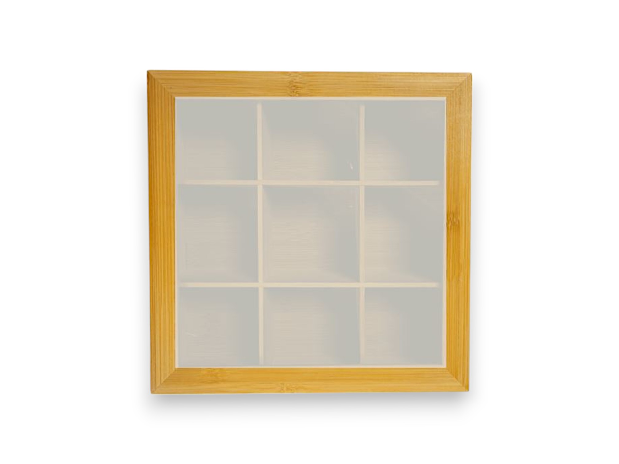 Theedoos | bamboe | glas
