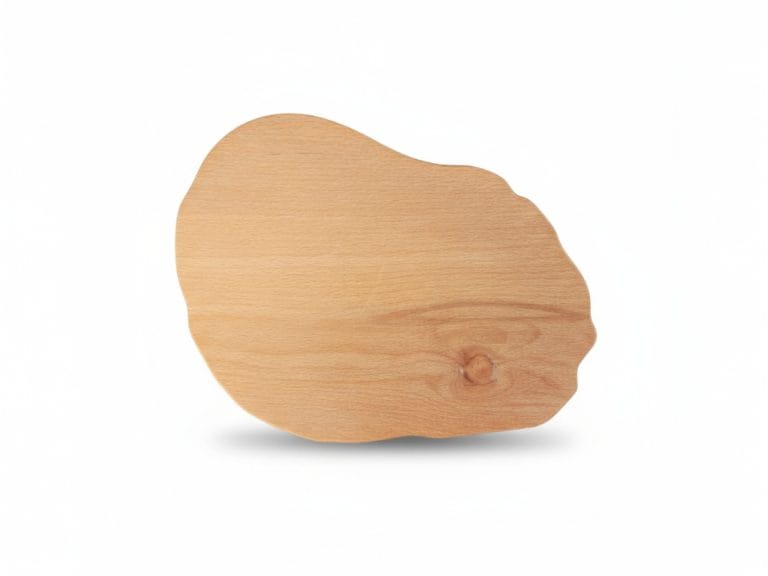 Organische vorm _ 25 x 20 cm _ Beuken _ Leeg-Photoroom