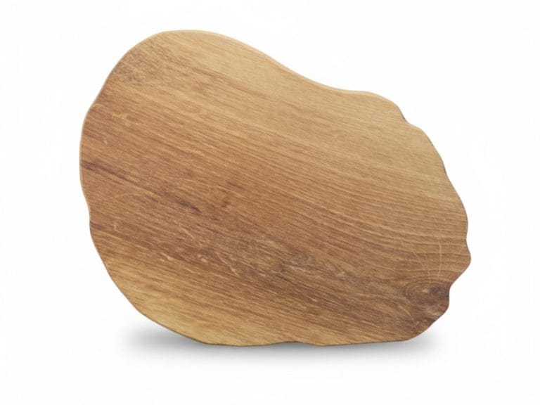 Organische vorm _ 40 x 20 cm _ Eiken _ Leeg-Photoroom