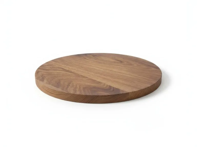 Plaquette rond _ 40 cm _ Eiken _ Leeg-Photoroom