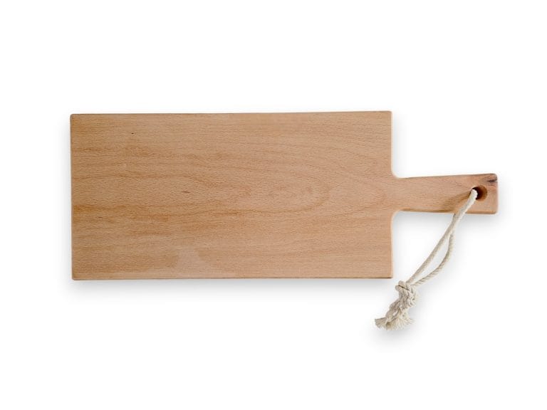 Tapasplank houten handvat _ 50 cm _ Beuken _ Leeg-Photoroom