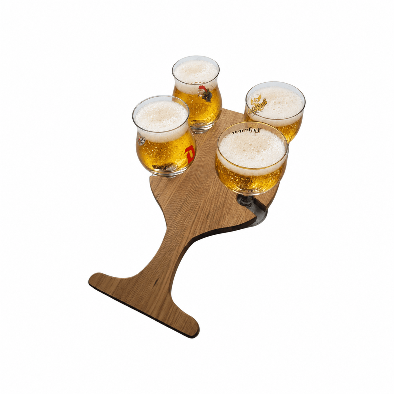 Bierglas proeverijplank