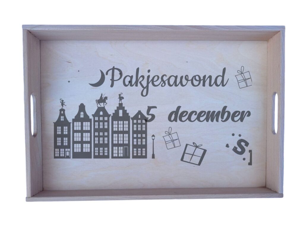 Dienblad – Sinterklaas pakjesavond 5 december