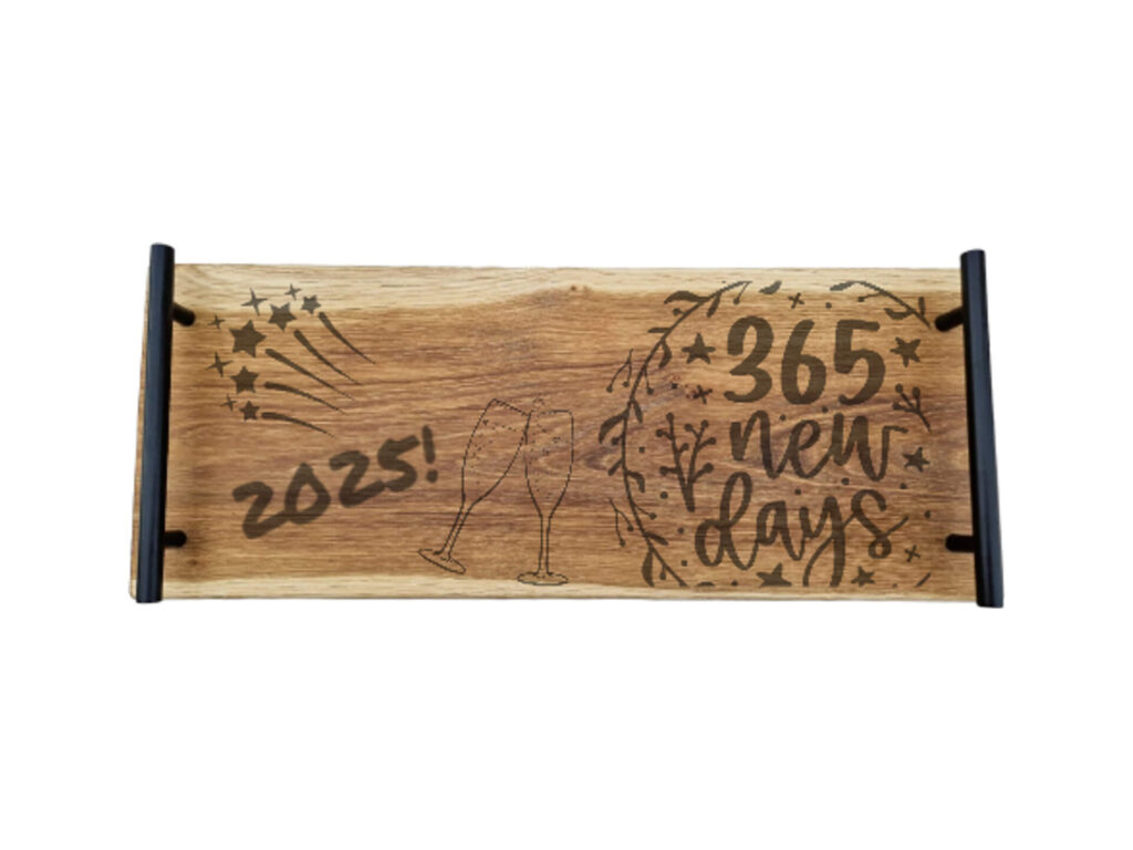 Eiken tapasplank 50 cm – Oud & Nieuw 2025